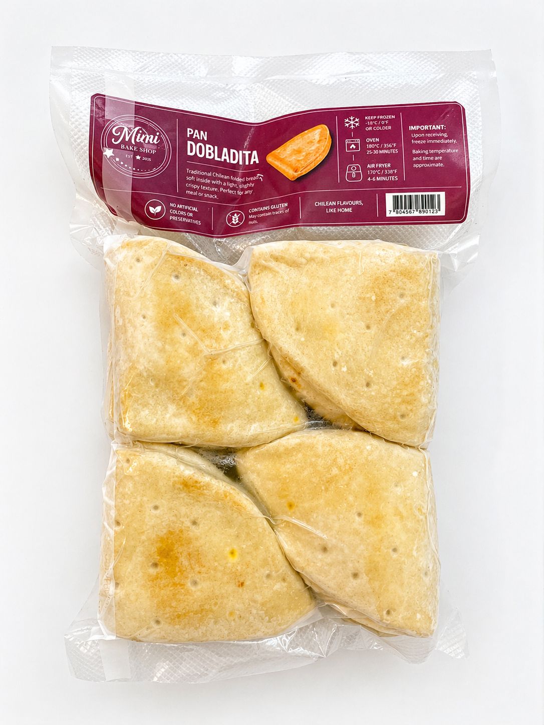 DOBLADITAS - 8 UNITS par-baked