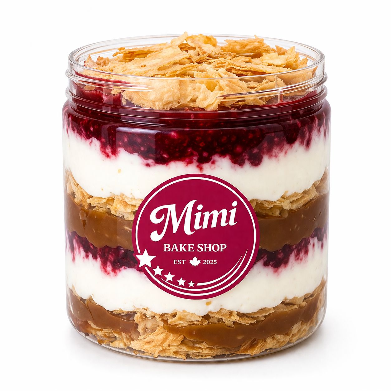 HOJARASCA FRAMBUESA - Cake Jar