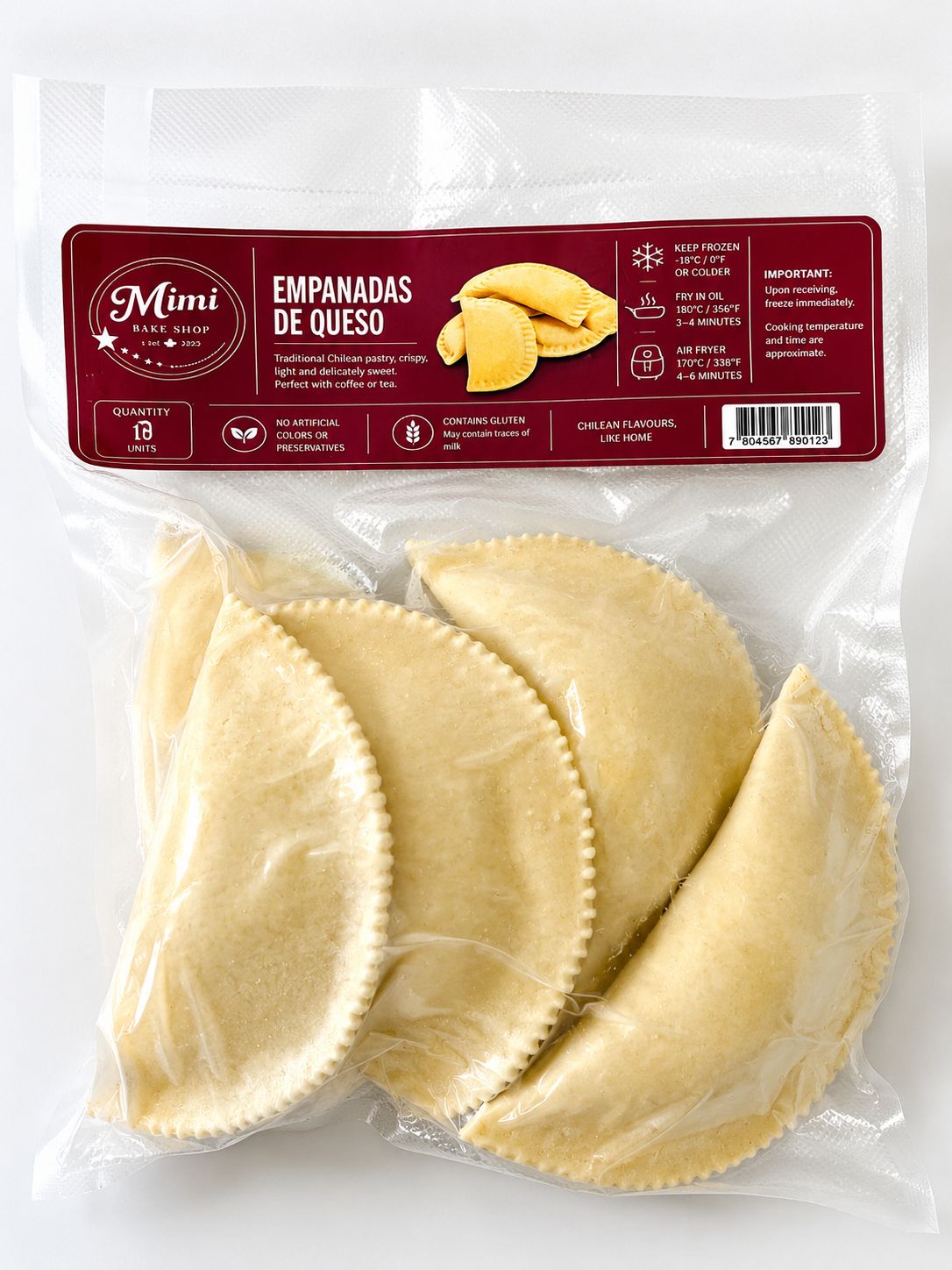 CHEESE EMPANADA - 6 UNITS
